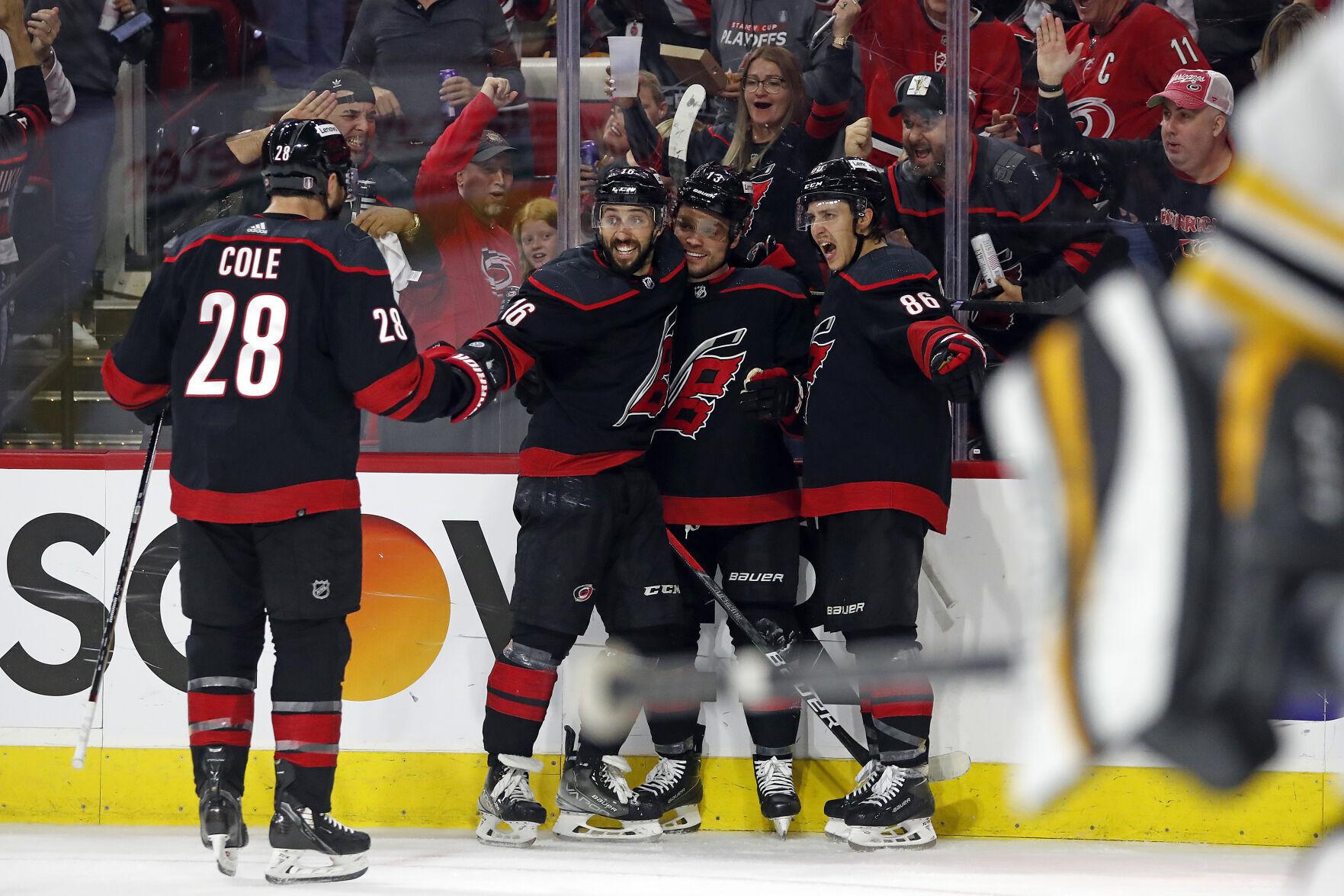 APTOPIX Bruins Hurricanes Hockey